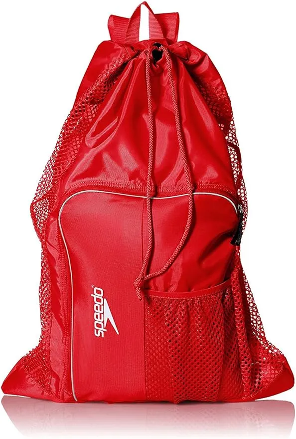 Speedo Unisex-Adult Drawstring Deluxe Ventilator Mesh Equipment Bag