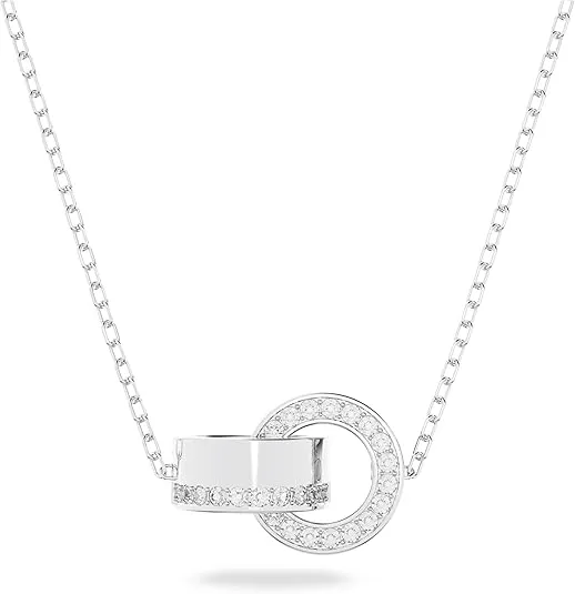 Swarovski Hollow Collection Interloocking Loop Pendant Necklace