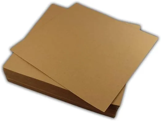 25 EcoSwift 12x12 Chipboard Cardboard Craft Scrapbook Material Scrapbooking Packaging Sheets Shipping Pads Inserts 12 inch x 12 inch Chip Board
