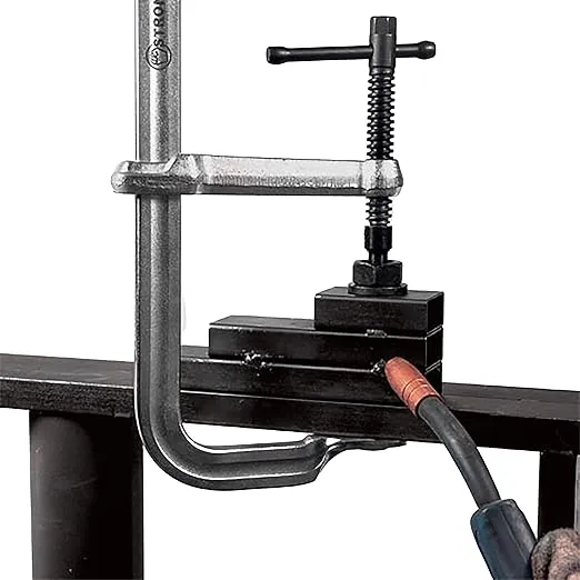 Strong Hand Tools Regular Duty Bar Clamp, Clamping Pressure: 2,400 LBS, Throat Depth: 5-1/2″, UM165, Capacity: 16.5", Strong Hand Tools,