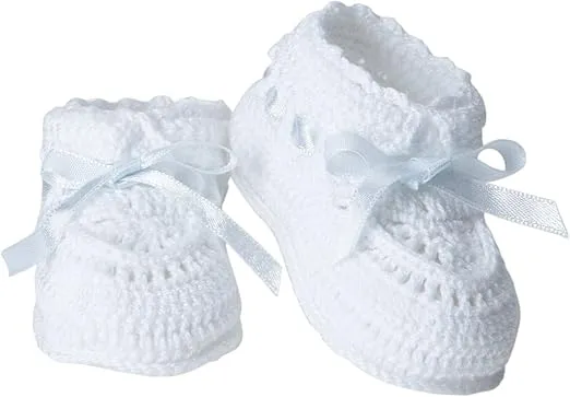 Jefferies Socks Baby-Girls Infant Hand Crochet Bootie