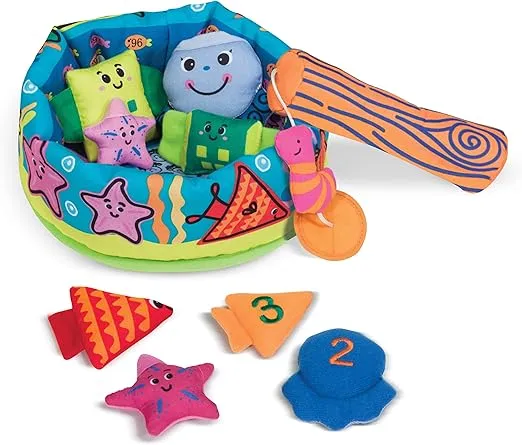 Melissa & Doug K's Kids Fish and Count Learning Game With 8 Numbered Fish to Catch and Release