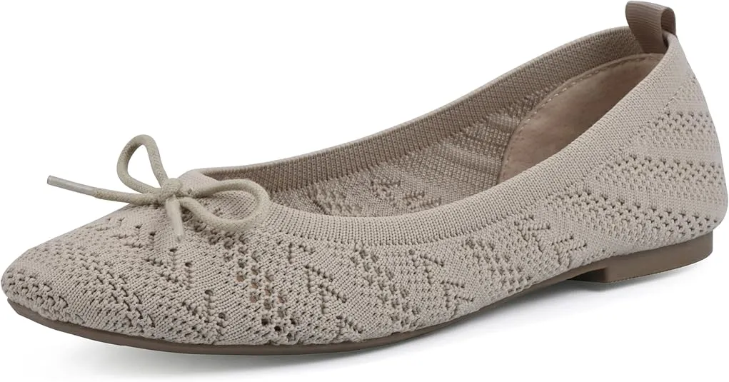 WHITE MOUNTAIN Women's Sashay Woven Knit Ballet Flat
