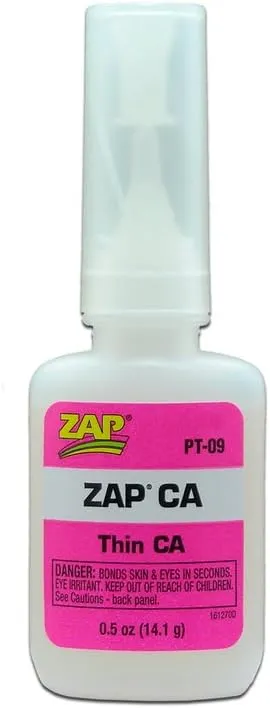 Pacer Technology (Zap) Zap CA Adhesives, 1/2 oz