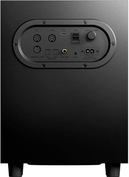 SteelSeries Arena 9 Illuminated 5.1 Desktop Gaming Speakers – 5.1 USB Surround Sound – Wireless Rear Speakers – 2-Way Speaker Design – Subwoofer – RGB Light, Bluetooth – PC, PlayStation, Mobile, Mac