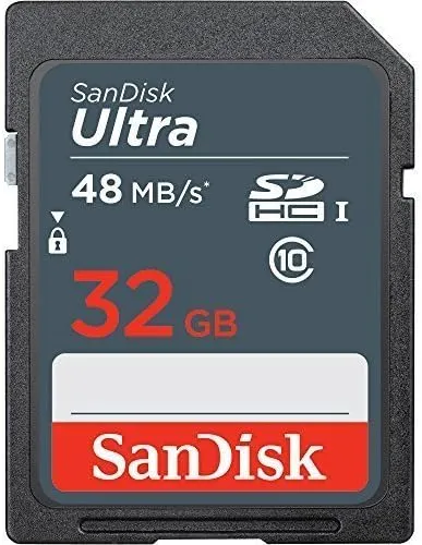 SanDisk Ultra 32GB SDHC Class 10 UHS-1 48MB/s Memory Card