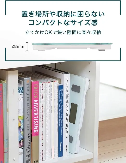 New! Omron Weight Scale Body Composition Meter Body Scan White HBF-214-W Japan