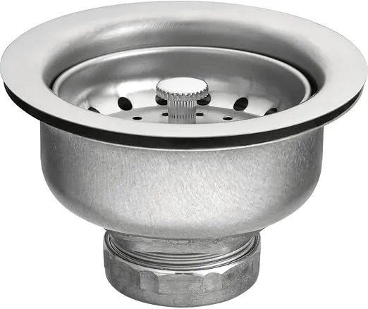 Moen 22037 3-1/2 Inch Drop-In Basket Strainer with Drain Assembly, Satin