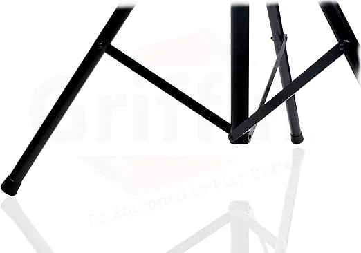 Light Truss Stand System by GRIFFIN | I-Beam Trussing Set & DJ Booth Platform Kit | Hanging Mount Lighting Package for Music Gear, PA Speakers, Can Lights | T-Bar Extension for Portable Audio Stage