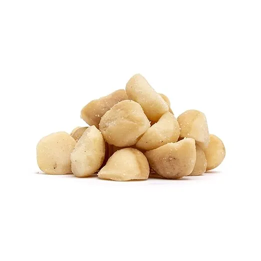 Hamakua Macadamia Nuts - Lightly Salted - Hawaiian Grown Dry Roasted Half and Whole Macadamias with Salt - Natural Eco-Friendly Large Macadamia Nuts