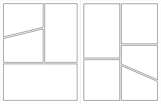 Blank Comic Book (with bonus stencil and blank cover!)