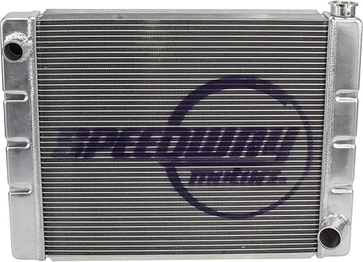 Speedway Motors Chevrolet SBC/BBC Universal Lightweight Aluminum Radiator, 22 Inch Width, Premium Performance with Maximum Cooling, Easy Installation to any Build