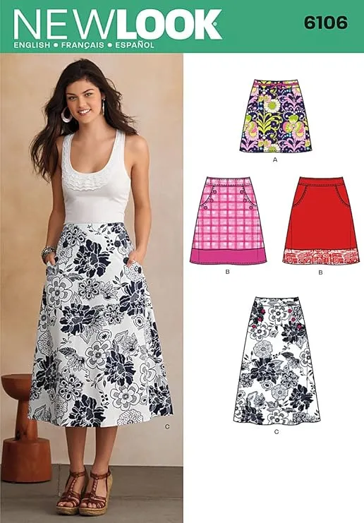 Simplicity New Look U06094A Misses Dresses Sewing Pattern, A (10-12-14-16-18-20-22)
