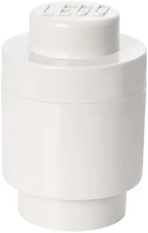 ROOM Copenhagen Lego Round Storage Box 1, White
