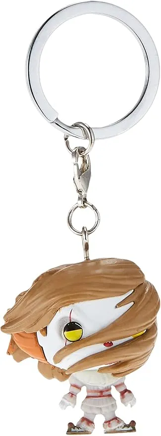Funko Pop Keychain: Horror It - Pennywise with Wig Collectible Figure, Multicolor