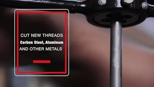 Drill America 3/4"-11-1/2 2"OD High Speed Steel NGH Garden Hose Round Die, DWT Series DWTNGH3/4DIE