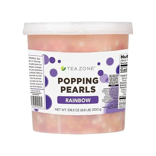 Tea Zone 6.8 lbs Rainbow Popping Pearls
