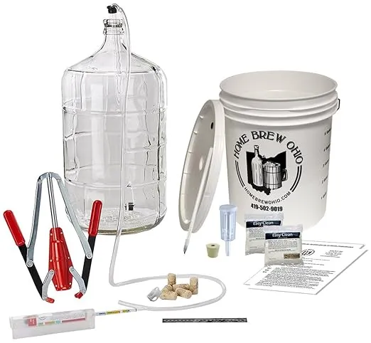 BT-IIWK-VISS Premium Wine Making Equipment Kit - with Auto-Syphon