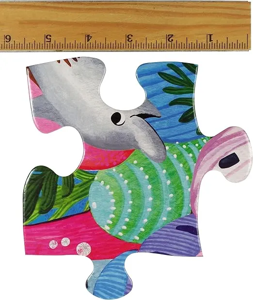PETER PAUPER PRESS Mermaid Adventure Jumbo Floor Puzzle (48 Pieces) (36 inches Wide x 24 inches high)