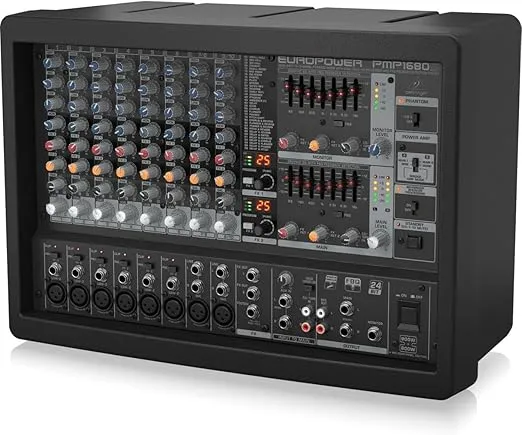 Behringer Europower PMP1680S 10-channel 1600W Powered Mixer