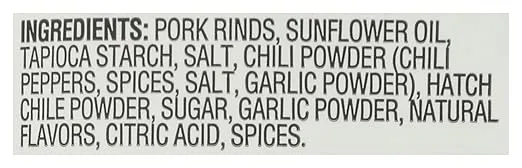 Southern Recipe Small Batch Hatch Chile Pork Rinds, Gluten Free, 3.625 Ounces (Pack Of 12)