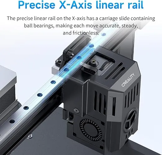 Creality Official Ender 3 V3 KE 3D Printer 500mm/s High.Speed Printing Self-Test Dual Z-axis Double Linear Shaftson Y-axis Superior Hotend Double Fans Cooling 220 * 220 * 240mm (Ender 3 V3 KE)
