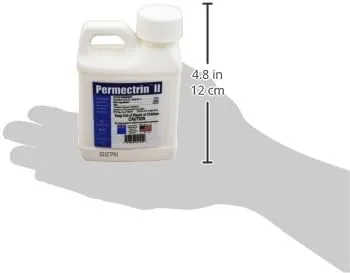 Elanco Permectrin II | Broad Spectrum, Controls Flies, Lice, Mites and Ticks | 8 oz