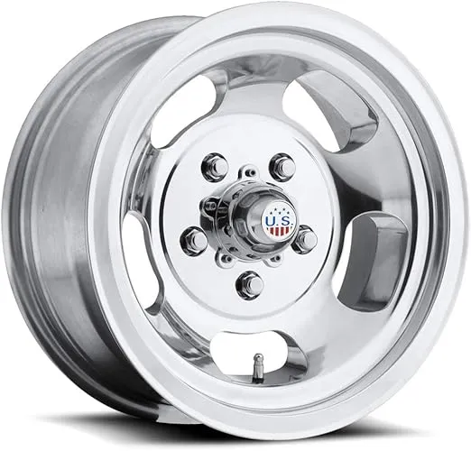 US Mags U101 INDY High Luster Polished Finish Wheel with Aluminum (15 x 8. inches /5 x 139 mm, -12 mm Offset)