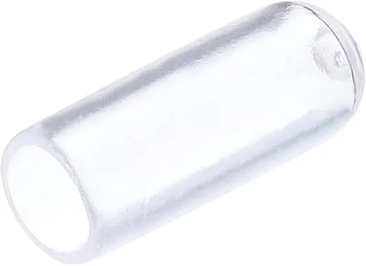 uxcell 25pcs Rubber End Caps 5mm(3/16") ID PVC Vinyl Round End Cap Cover Screw Thread Protectors Clear