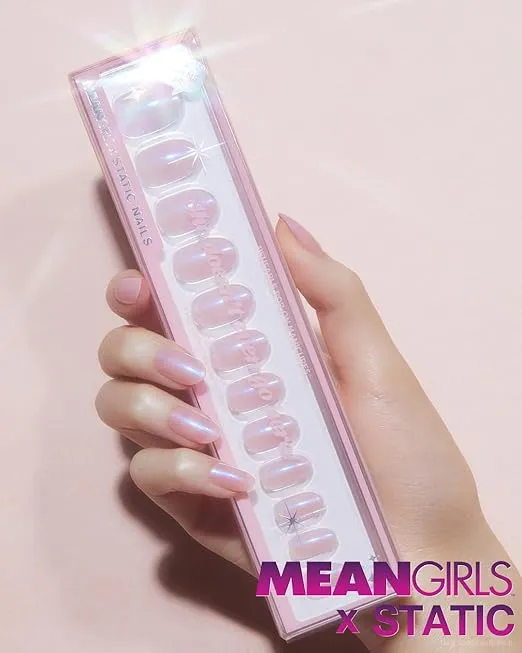 Mean Girls x Static Nails She doesn’t even go here! - Seamless & Natural Looking Press On Nails - Seamless & Natural Looking Press On Nails - Award-Winning Long-Lasting Stick On Nails