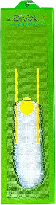 Divot Board- Instant Feedback Training Aid - Golf Hitting Mat for Indoor/Outdoor Practice - Patented Low Point & Club Path Feedback Tool - Golf Impact Pad - Golf Training Aid
