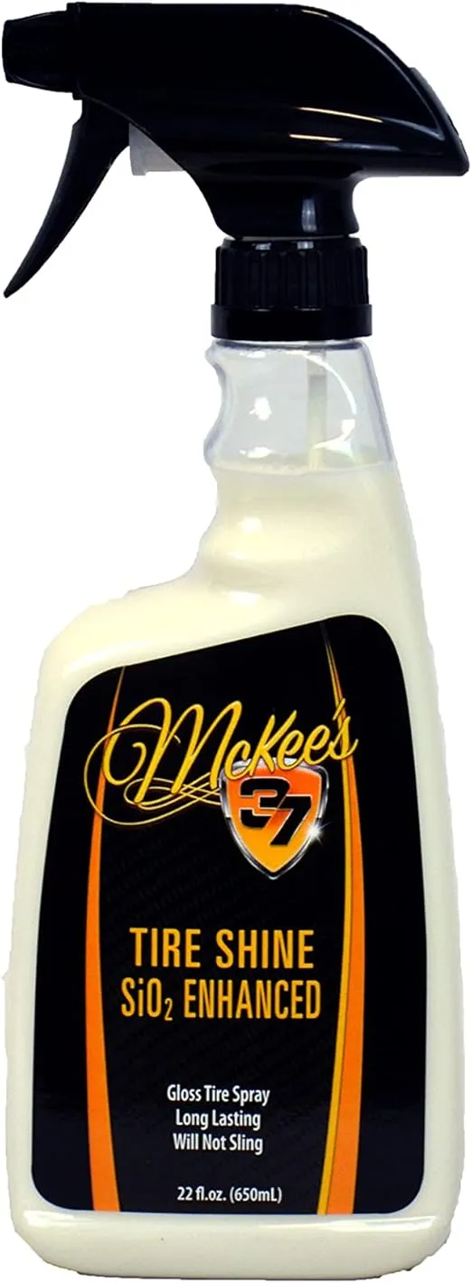 McKee's 37 Tire Shine SiO2 Enhanced (High Gloss Tire Shine), 22 fl. oz.