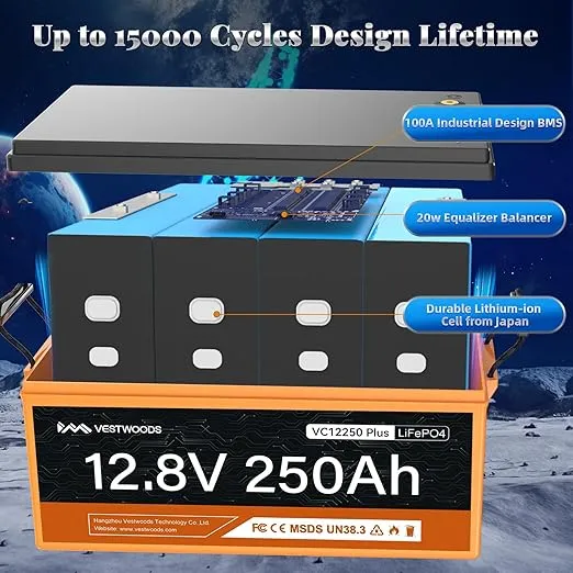 12V 200Ah LiFePO4 Battery, 32F Charging Cut off, IP65, Built-in 100A BMS, Lithium-Ion Phosphate Deep Cycle Battery, Replace for SLA/AGM, RV, Marine,Wheelchairs,Golf Cart