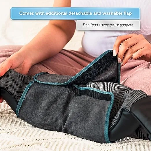 COMFIER Shiatsu Neck and Shoulder Massager,Christmas Gifts for Mom Dad Deep Kneading Massage Pillow with Heat, Back Massager, Pillow Massager, Black