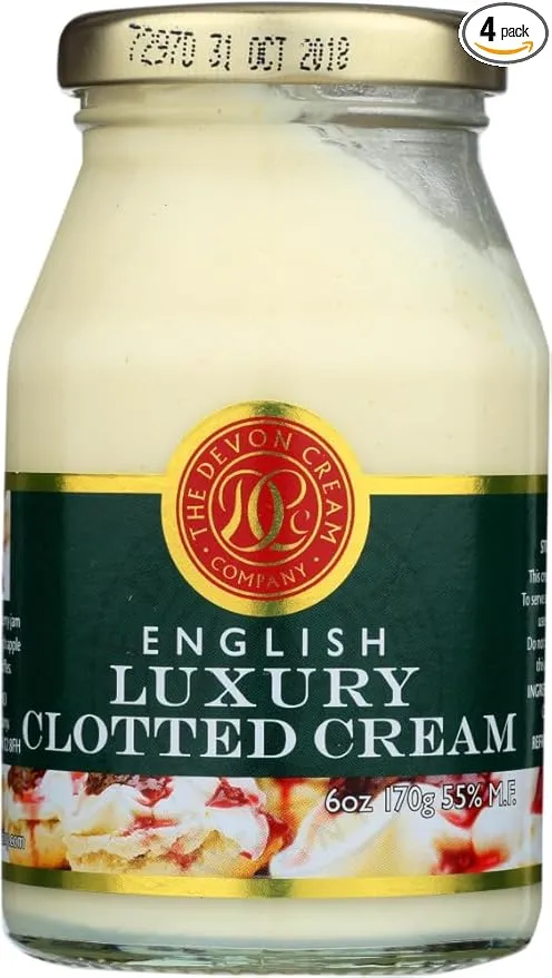 Clotted Cream English 6 Ounce (Pack of 4)