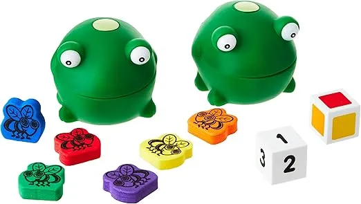 Learning Resources Froggy Feeding Fun Activity Set, Fine Motor Toy, 64 Piece, Ages 3+