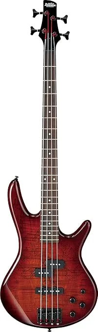 Ibanez GSR200SMCNB GIO - Spalted Maple Top Charcoal Brown Burst