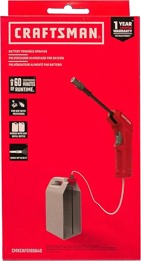 CRAFTSMAN Battery Powered Sprayer Wand (CMXCAFG190640)