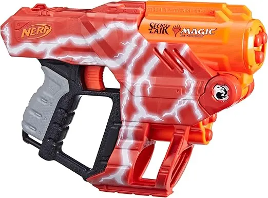 Nerf LMTD Lightning Lair, Magic: The Gathering Secret Lair Blaster with 6 Darts, 2 Shells, and 2 Promo Trading Cards