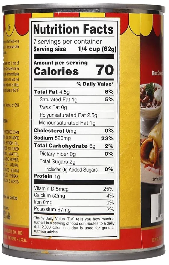 Ricos World Famous Gourmet Nacho Cheese Sauce (Case - 12 pack, 15oz cans)