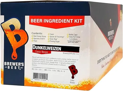 Brewers Best Dunkelweizen Ingredient Kit Brown 5 gallon