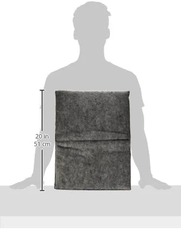 K&H Pet Products Amazin Kitty Pad Heated, Indoor Heated Cat Bed Traps Cat Hair and Dander, Washable Cat Mat, Gray 15 X 20 Inches, Heated 1-Pack