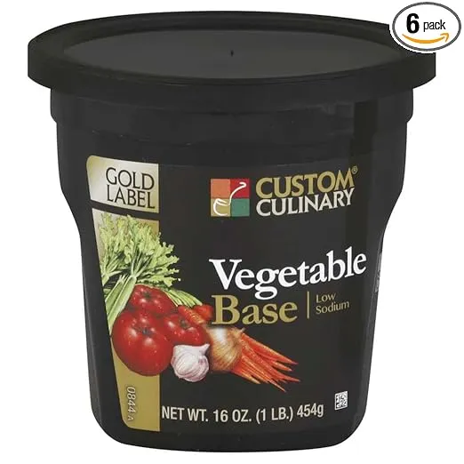 Custom Culinary Gold Label Vegetable Base, 1 Pound -- 6 per case.