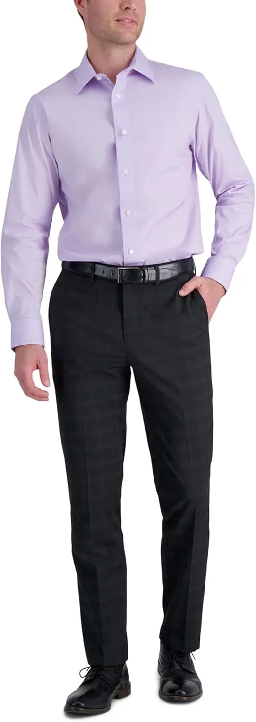 Haggar Men's Premium Comfort Classic Fit Wrinkle Resistant Dress Shirt