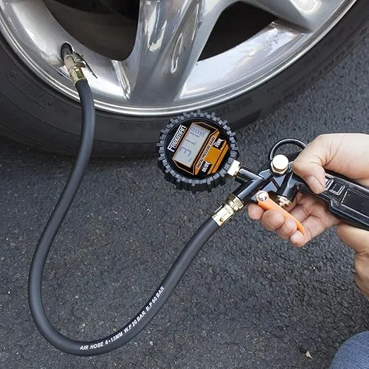 Freeman FATDTI Digital Tire Inflator with LCD Pressure Gauge