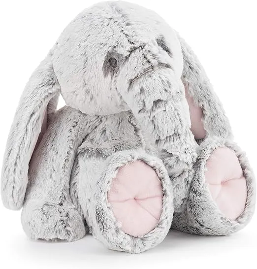 DEMDACO Elephant Soft Pink 14 inch Luxurious Plush Polyester Stuffed Animal Toy
