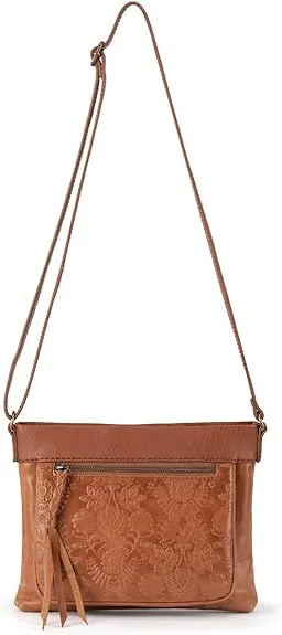 The Sak Womens Sanibel Leather Mini CrossBody Bag