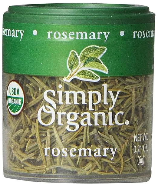 Simply Organic Whole Rosemary Leaf, Certified Organic | 0.21 oz | Rosmarinus officinalis L.