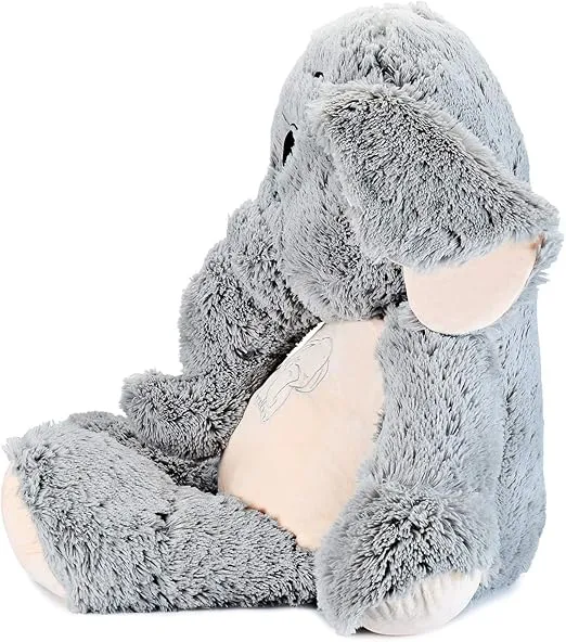 IKASA Giant Elephant Stuffed Animal Plush Toys Soft Gifts (Gray, 39 inches)