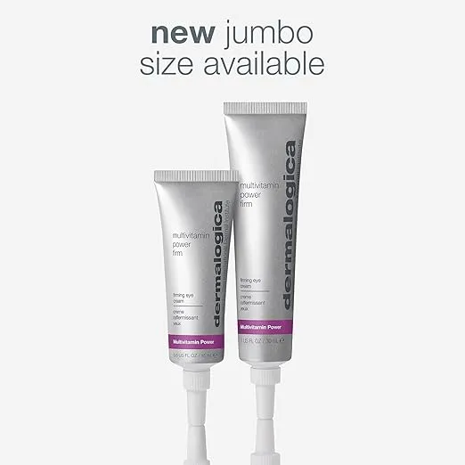 Dermalogica Multivitamin Power Firm Eye Cream for Dark Circles and Puffiness, Anti-Aging Wrinkle Firming Under Eye Treatment with Antioxidant Vitamins